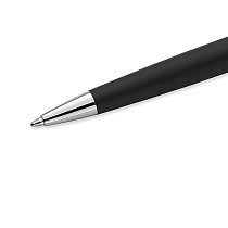 Ручка шариковая Waterman Hemisphere Matte Black CT, толщина линии M, хром